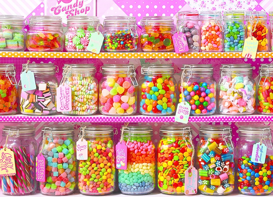 Cobble Hill Puzzel - Candy Counter 350 Stukjes 1 Cobble Hill Puzzel - Candy Counter 350 Stukjes