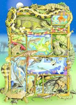 Cobble Hill Puzzel - Reptiles And Amphibians 350 Stukjes