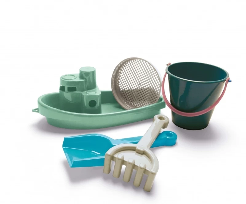 Dantoy Blue Marine Toys - Boot En Emmerset (5-delig) 1 Dantoy Blue Marine Toys - Boot En Emmerset (5-delig)