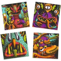 Djeco 3D Kleuren - Funny Freaks DJ08651 5 Djeco 3D Kleuren - Funny Freaks DJ08651 -Kinderspeelgoed djeco djeco 3d kleuren funny freaks dj08651 2