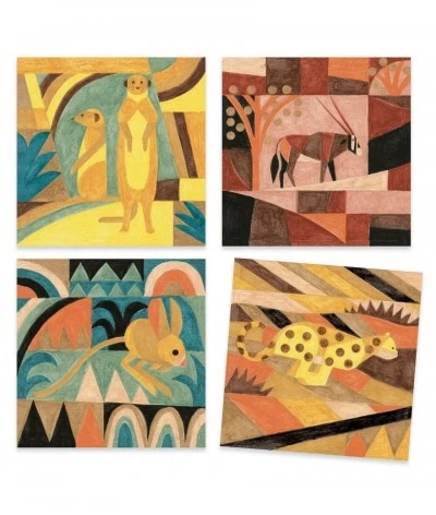 Djeco Aquarel - Woestijn - Inspired By Paul Klee - DJ09373 4 Djeco Aquarel - Woestijn - Inspired By Paul Klee - DJ09373 - Afbeelding 4