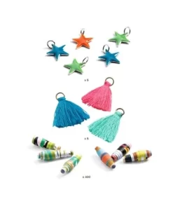 Djeco DIY Knutselset - Papieren Armbandjes Maken - DJ07971 5 Djeco DIY Knutselset - Papieren Armbandjes Maken - DJ07971 -Kinderspeelgoed djeco djeco diy knutselset papieren armbandjes mak 2