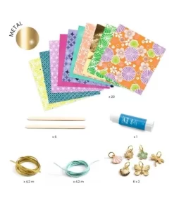 Djeco DIY Knutselset - Papieren Kralen Armbandjes Maken - DJ07972 5 Djeco DIY Knutselset - Papieren Kralen Armbandjes Maken - DJ07972 -Kinderspeelgoed djeco djeco diy knutselset papieren kralen armband 2