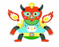 Djeco Gekke Puzzel - Barbazulon -Kinderspeelgoed djeco djeco gekke puzzel barbazulon 3