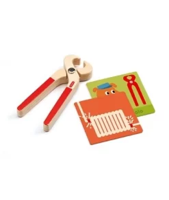 Djeco Gereedschapskoffer - Super Bricolo - DJ06500 -Kinderspeelgoed djeco djeco gereedschapskoffer super bricolo dj065 2
