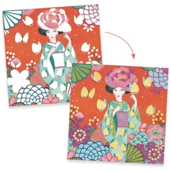 Djeco Glitterschilderijen - Dagdromen DJ09517 6 Djeco Glitterschilderijen - Dagdromen DJ09517 -Kinderspeelgoed djeco djeco glitterschilderijen dagdromen dj09517 2