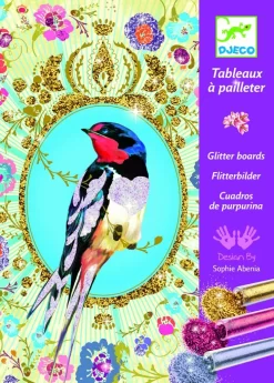 Djeco Glitterschilderijen Vogels