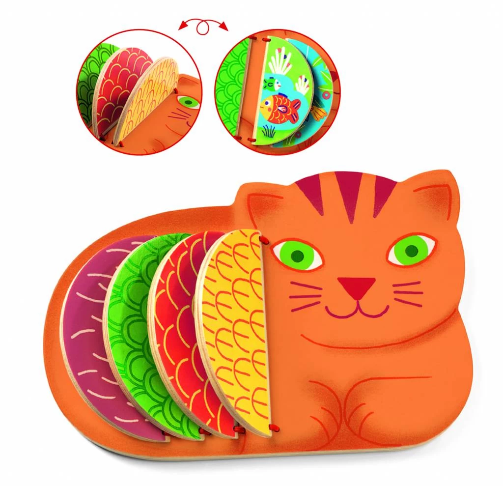 Djeco Houten Boekje Sami 1 Djeco Houten Boekje Sami