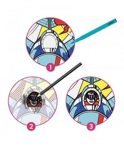 Djeco Kleuren En Krassen - Superheroes - Inspired By Roy Lichtenstein - DJ09376 2 Djeco Kleuren En Krassen - Superheroes - Inspired By Roy Lichtenstein - DJ09376 - Afbeelding 2