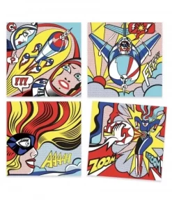 Djeco Kleuren En Krassen - Superheroes - Inspired By Roy Lichtenstein - DJ09376 7 Djeco Kleuren En Krassen - Superheroes - Inspired By Roy Lichtenstein - DJ09376 -Kinderspeelgoed djeco djeco kleuren en krassen superheroes inspire 2