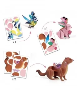 Djeco Knutseldoos - Elfjes - DJ09332 -Kinderspeelgoed djeco djeco knutseldoos elfjes dj09332 2