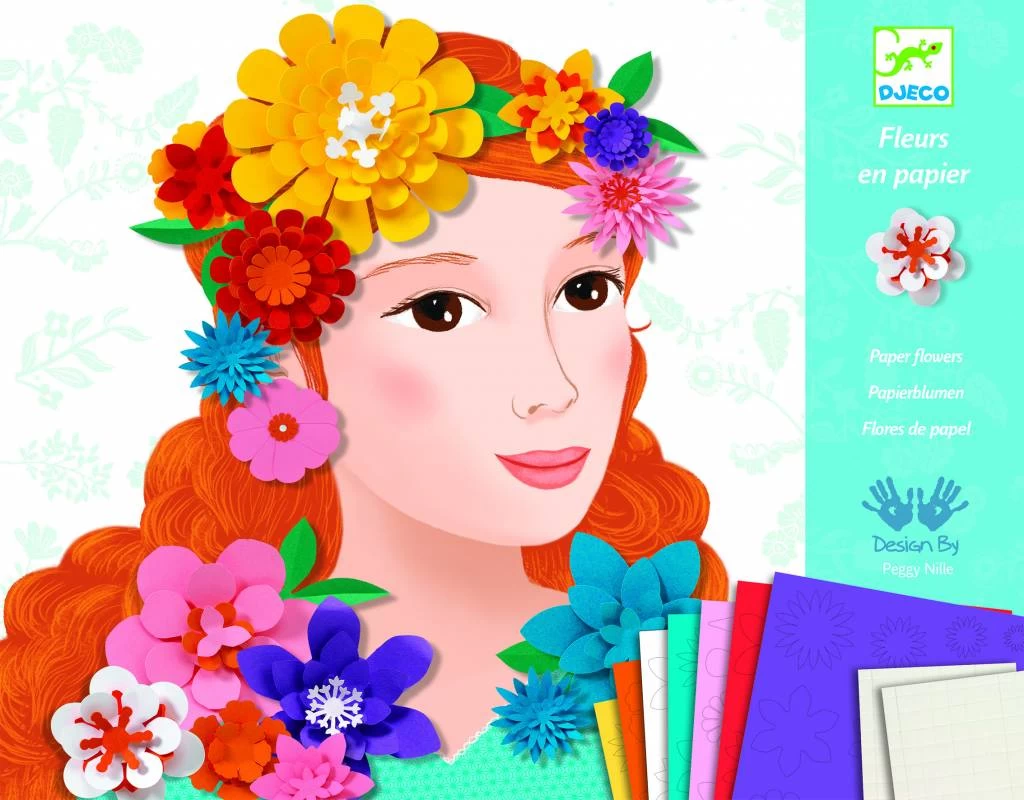 Djeco Knutselpakket 'Meisje Met Bloemen' 1 Djeco Knutselpakket 'Meisje Met Bloemen'