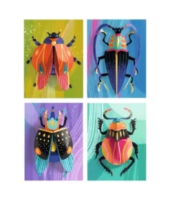 Djeco Knutselset - 3D Insecten Vouwen - DJ09449 -Kinderspeelgoed djeco djeco knutselset 3d insecten vouwen dj09449 4
