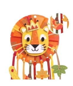 Djeco Knutselset - Dromenvanger Kleine Leeuw - DJ07965 -Kinderspeelgoed djeco djeco knutselset dromenvanger kleine leeuw d 2