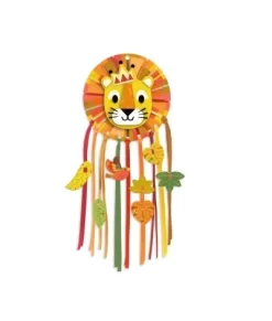 Djeco Knutselset - Dromenvanger Kleine Leeuw - DJ07965 -Kinderspeelgoed djeco djeco knutselset dromenvanger kleine leeuw d 4