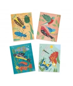 Djeco Knutselset - Glaskralen Zoologie DJ09410 -Kinderspeelgoed djeco djeco knutselset glaskralen zoologie dj09410 2