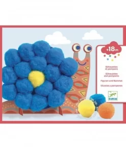 Djeco Knutselset - Pompons Collage - DJ09871