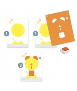 Djeco Knutselset - Stempels En Sjablonen - DJ09899 -Kinderspeelgoed djeco djeco knutselset stempels en sjablonen dj098 2