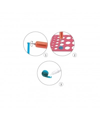 Djeco Knutselset - Wervelend Haar - DJ08622 2 Djeco Knutselset - Wervelend Haar - DJ08622 - Afbeelding 2