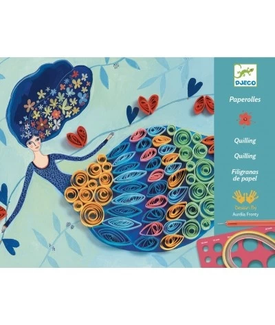 Djeco Knutselset - Wervelend Haar - DJ08622 3 Djeco Knutselset - Wervelend Haar - DJ08622 - Afbeelding 3