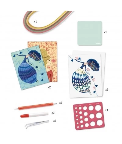 Djeco Knutselset - Wervelend Haar - DJ08622 4 Djeco Knutselset - Wervelend Haar - DJ08622 - Afbeelding 4