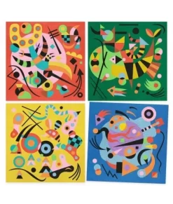 Djeco Maakt Speelgoed En Knutselspullen Welke Origineel En Educatief Is. Dit Knutselpakket Is Geïnspireerd Door De Duitse Kunstenaar Paul Klee Waardoor Kinderen Kennis Kunnen Maken Grote Meesters.  Met De Aquarel Krijtjes Kunnen De Abstracte Schilderijtj -Kinderspeelgoed djeco djeco maakt speelgoed en knutselspullen welk 3