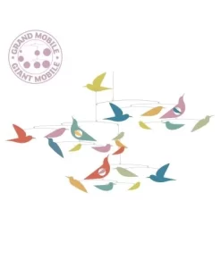 Djeco Mobiel- Gekleurde Vogels- Katsumi DD04375