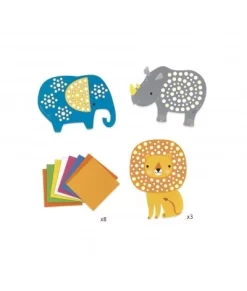 Djeco Mozaïek - Jungle - DJ09097 -Kinderspeelgoed djeco djeco mozaiek jungle dj09097 2