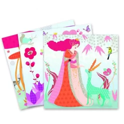 Djeco Patronen Kleuren - Mijn Mooie Jurkjes DJ08985 -Kinderspeelgoed djeco djeco patronen kleuren mijn mooie jurkjes dj 3