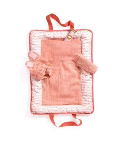 Djeco Poppen Verschoonmat - Pink Peak - DJ07850 1 Djeco Poppen Verschoonmat - Pink Peak - DJ07850