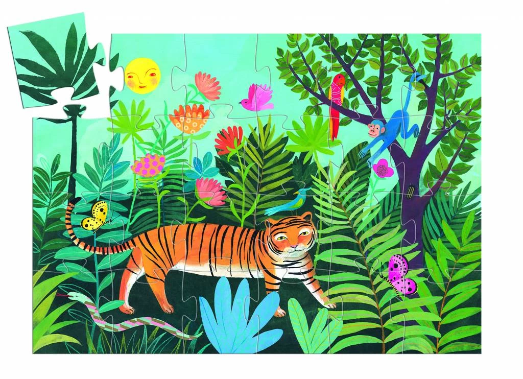 Djeco Puzzel Tijger 2 Djeco Puzzel Tijger - Afbeelding 2