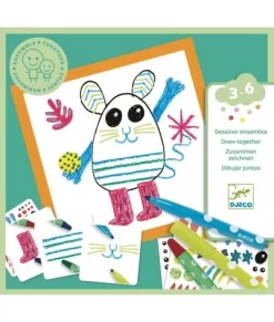 Djeco Samen Tekenen - Grappige Dieren DJ09291