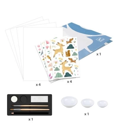 Djeco Schilderen En Collage - De Laatste Sneeuw - DJ09349 2 Djeco Schilderen En Collage - De Laatste Sneeuw - DJ09349 - Afbeelding 2