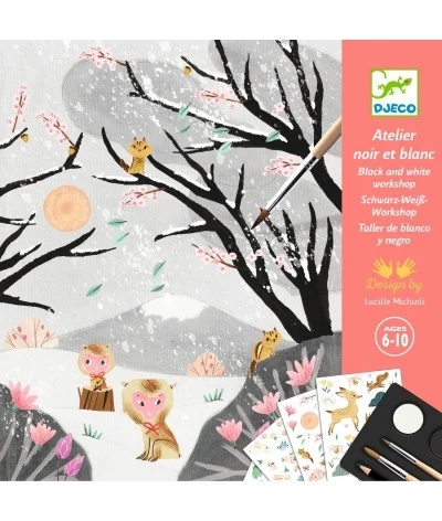 Djeco Schilderen En Collage - De Laatste Sneeuw - DJ09349 1 Djeco Schilderen En Collage - De Laatste Sneeuw - DJ09349