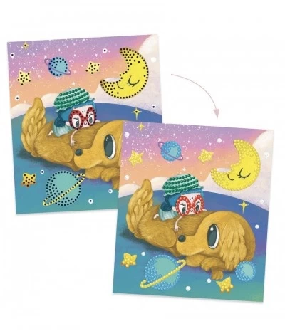 Djeco Schilderijtjes Met Diamantjes - Vriendschap - DJ09434 2 Djeco Schilderijtjes Met Diamantjes - Vriendschap - DJ09434 - Afbeelding 2