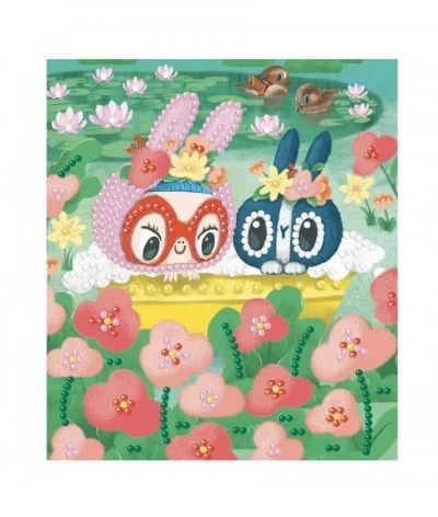 Djeco Schilderijtjes Met Diamantjes - Vriendschap - DJ09434 4 Djeco Schilderijtjes Met Diamantjes - Vriendschap - DJ09434 - Afbeelding 4