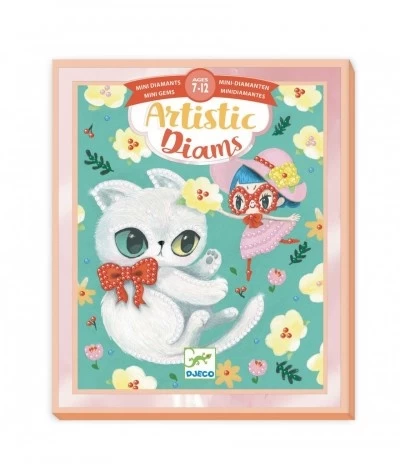 Djeco Schilderijtjes Met Diamantjes - Vriendschap - DJ09434 1 Djeco Schilderijtjes Met Diamantjes - Vriendschap - DJ09434