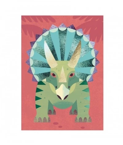 Djeco Schilderijtjes Metalliseren - Dinosaurussen - DJ09518 4 Djeco Schilderijtjes Metalliseren - Dinosaurussen - DJ09518 - Afbeelding 4