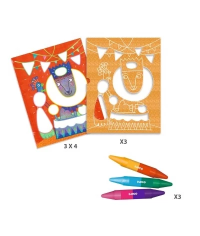 Djeco Sjablonen Tekenset - DJ08989 2 Djeco Sjablonen Tekenset - DJ08989 - Afbeelding 2