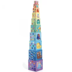 Kinderspeelgoed 14 Djeco Stapelblokken - Regenboog DJ08510