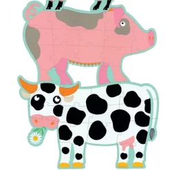 Djeco Vloerpuzzel Honoré En Vrienden -Kinderspeelgoed djeco djeco vloerpuzzel honore en vrienden 2