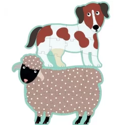 Djeco Vloerpuzzel Honoré En Vrienden -Kinderspeelgoed djeco djeco vloerpuzzel honore en vrienden 3