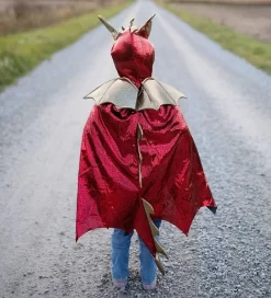 Great Pretenders Drakencape Rood (5-6 Jaar) 55175