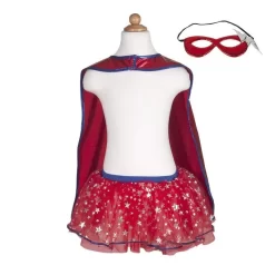 Great Pretenders Superhero Girls Set (masker, Cape En Tutu) (4-6 Jaar) 67675 -Kinderspeelgoed great pretenders great pretenders superhero girls 4