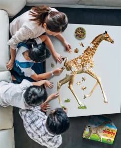 Puzzel I AM Lil' - Giraffe 100 Stukjes -Kinderspeelgoed madd capp puzzel i am lil giraffe 100 stukjes 2