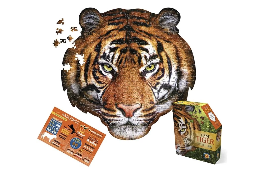 Puzzel I AM - Tijger 550 Stukjes 2 Puzzel I AM - Tijger 550 Stukjes - Afbeelding 2