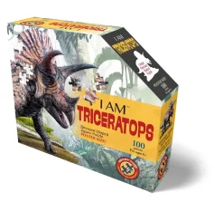 Puzzel I AM - Triceratops 100 Stukjes 8 Puzzel I AM - Triceratops 100 Stukjes -Kinderspeelgoed madd capp puzzel i am triceratops 100 stukjes 3