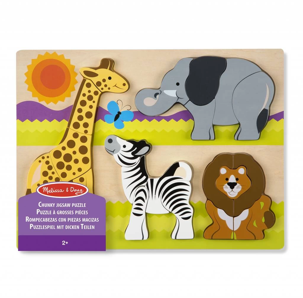 Melissa & Doug Melissa And Doug Houten Inlegpuzzel Safari 1 Melissa & Doug Melissa And Doug Houten Inlegpuzzel Safari