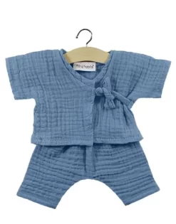 Minikane Kimono Niko Blauw
