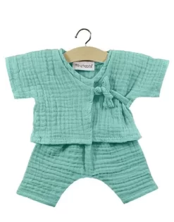 Minikane Kimono Niko Watergroen